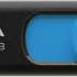 Флешка USB A-Data DashDrive UV128 512ГБ, USB3.0, черный и синий [auv128-512g-rbe]